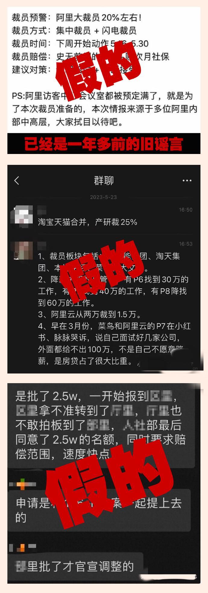 阿里巴巴：网传裁员为谣言,究竟是怎么一回事?