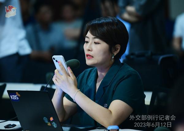 2023年6月12日外交部发言人汪文斌主持例行记者会