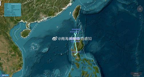 美海军里根号航母进入南海