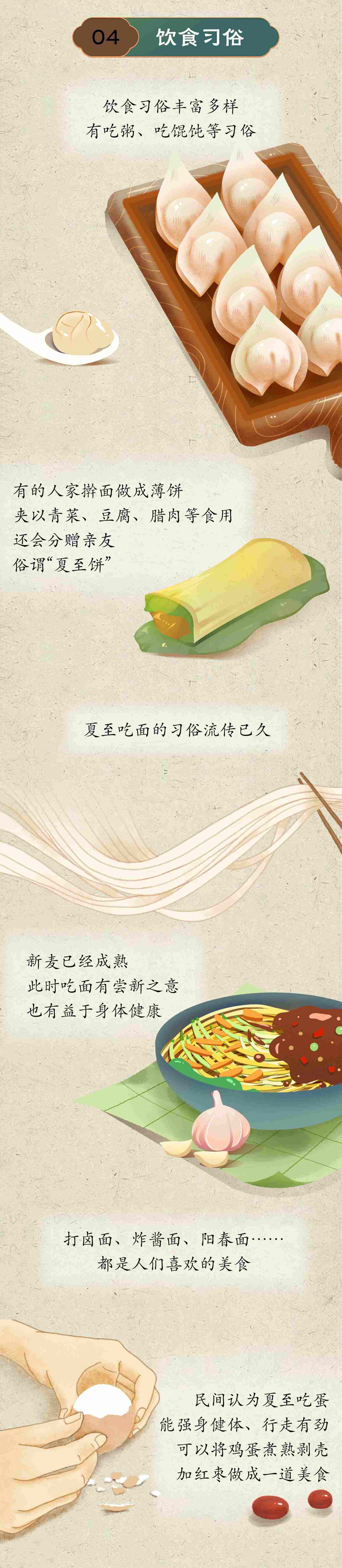 漫话节气丨夏至为何要吃面？