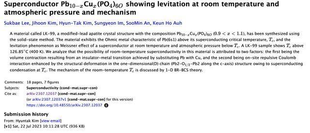 开启新纪元？韩团队发文称合成室温超导，中科院物理所“前排吃瓜”