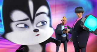 《王牌二哈》发布溜之大吉版海报 萌娃版二哈逃走